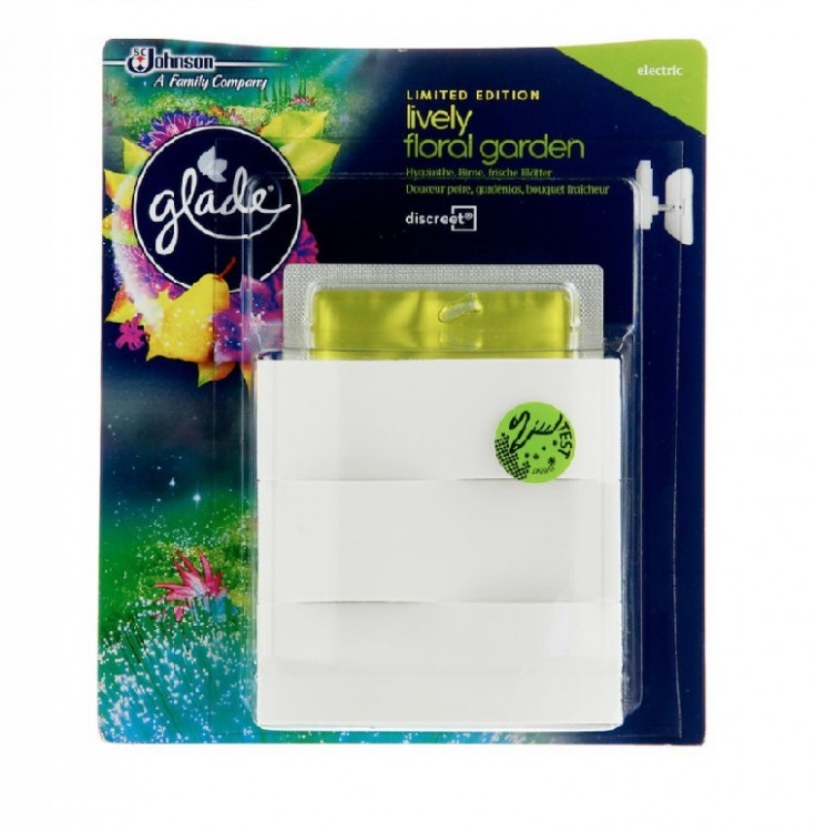 Glade Discreet el.strojek 8g Floral Glade Discreet el.strojek 8g Floral - Drogerie Osvěžovače a svíčky Elektrické